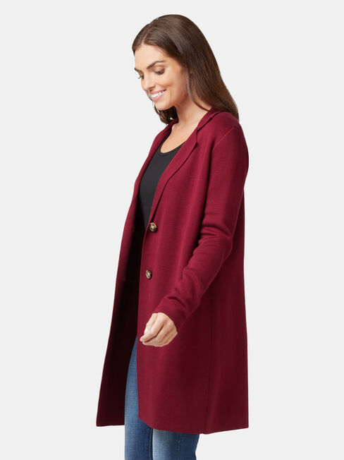 Billy Blazer Coatigan, Pink, hi-res