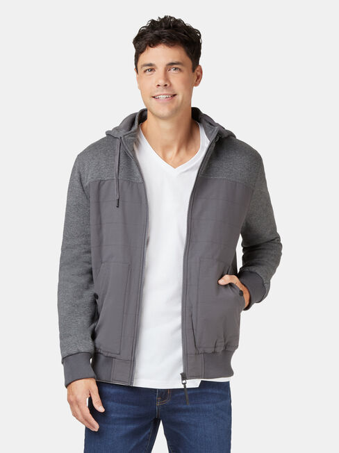 Floydd Fleece Jacket, Grey, hi-res