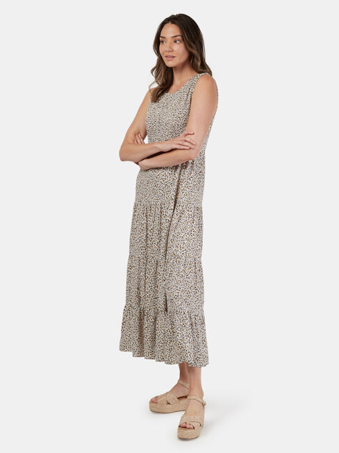 Isabella Tiered Maxi, Print, hi-res