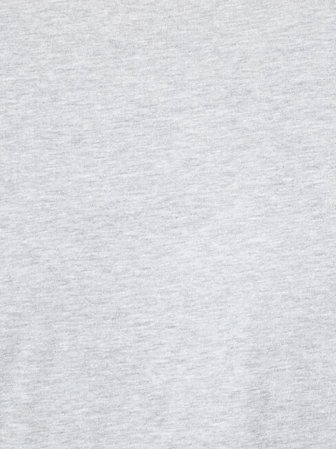 Basic Short Sleeve Tee, Grey, hi-res