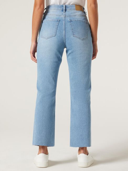 Demi High Waisted Straight Jeans, Mid Vintage, hi-res