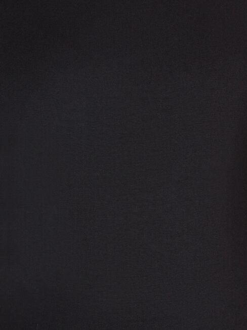 Michaela Gathered Maternity Dress, Black, hi-res