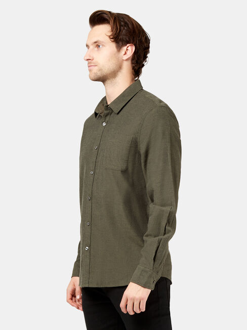 Oliver Long Sleeve Shirt, Green, hi-res