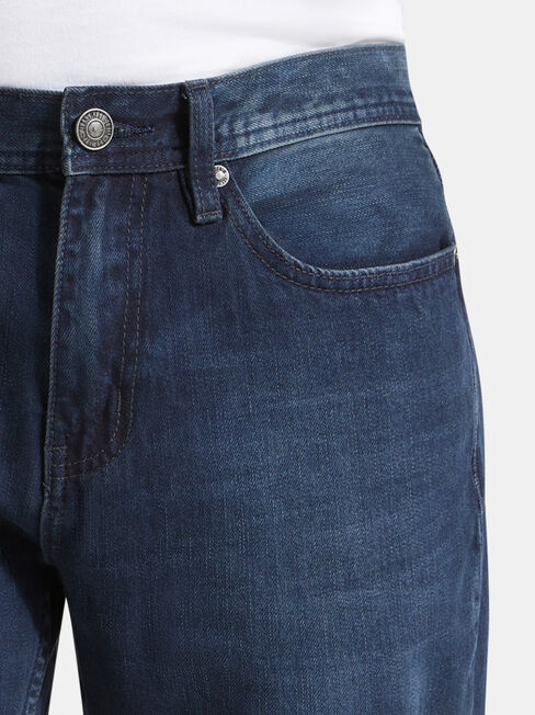 Straight Leg Jeans Indigo Shadow, Mid Indigo, hi-res