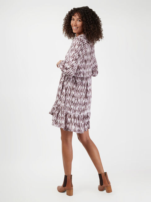 Ophelia Shirt Dress, Purple, hi-res