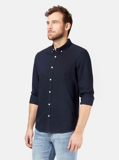 Peyton Long Sleeve Oxford Shirt, Blue, hi-res