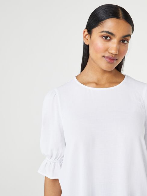 Cami Blouse, White, hi-res