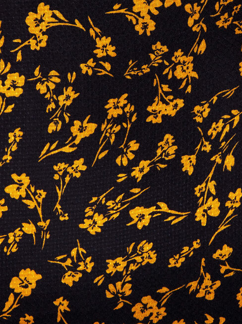 Monica Longline Kimono, Black, hi-res
