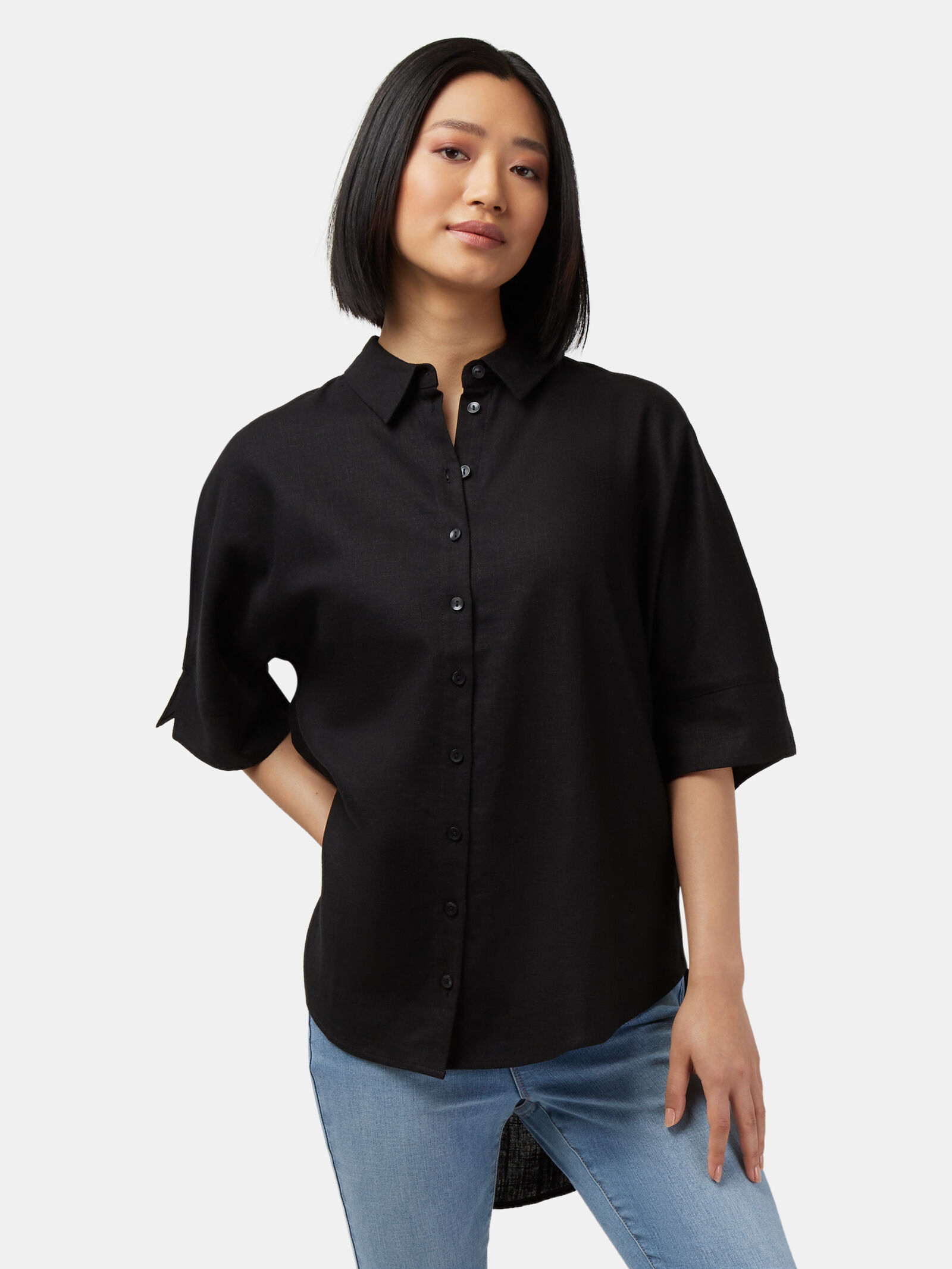 Grey discount casual shirt