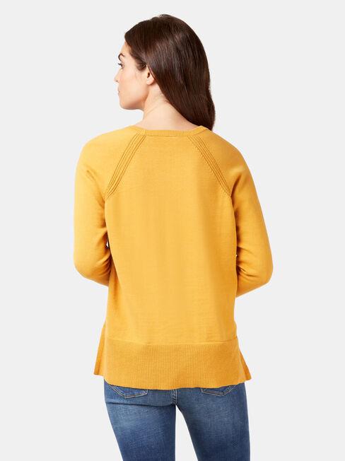Stella Cotton Knit, Yellow, hi-res