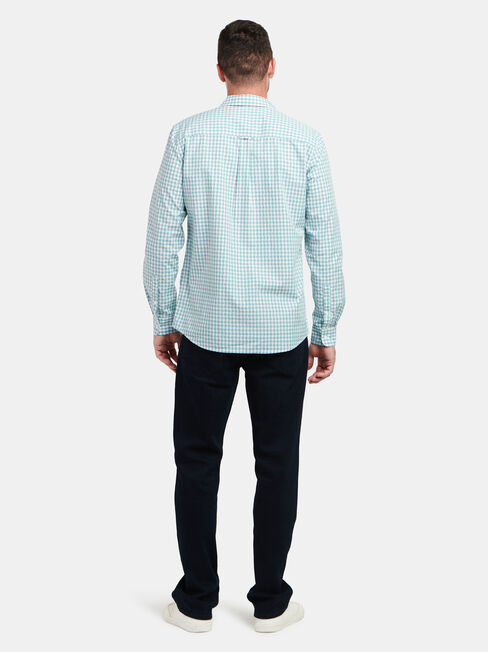 LS Taj Check Shirt, Green, hi-res