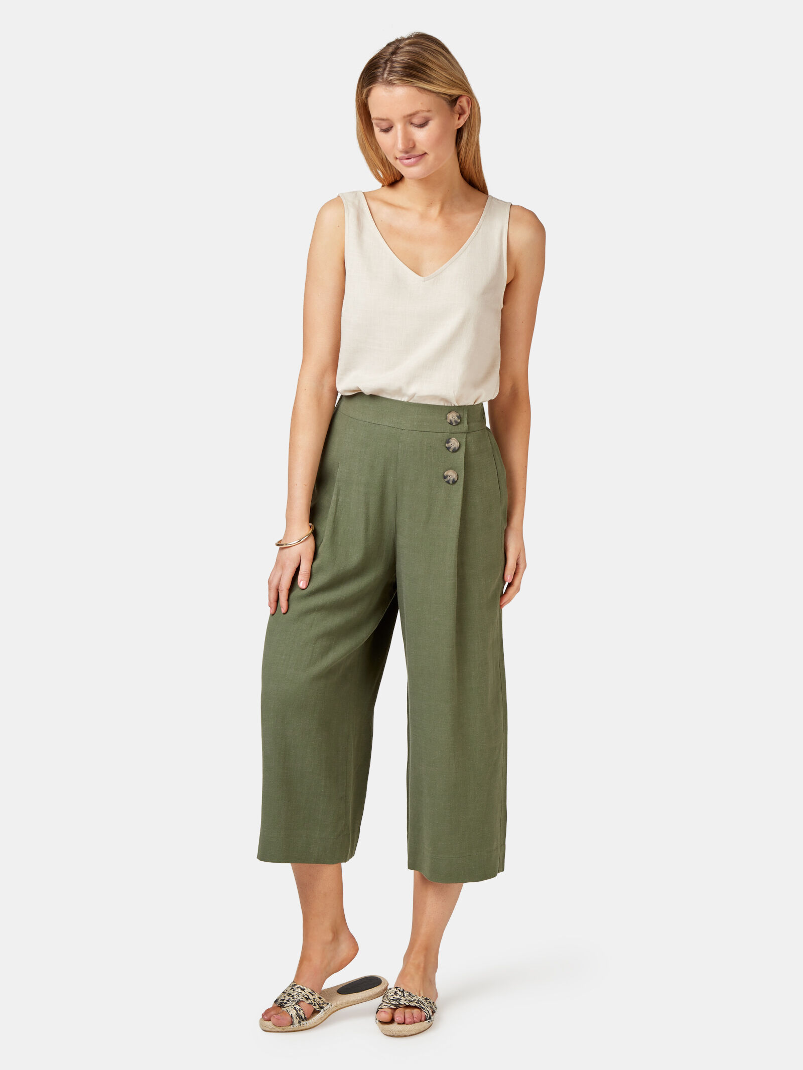 Naomi Wide Leg Crop Pant Jeanswest