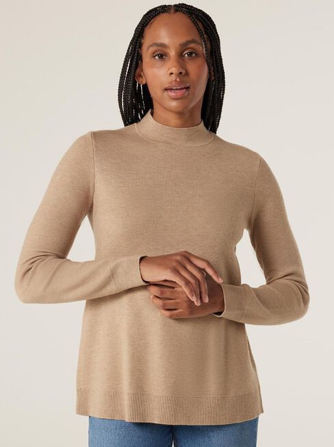 Marlow Milano Knit, Brown, hi-res