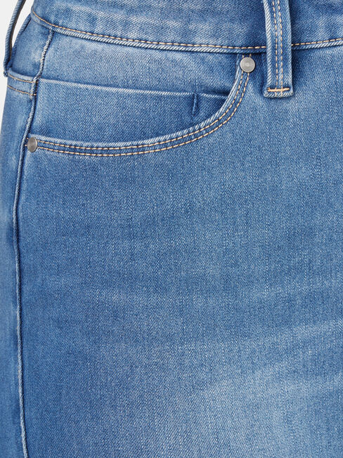 Freeform 360 Contour Curve Embracer Skinny 7/8 Jeans, Mid Indigo, hi-res