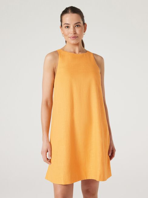 Sophie Shift Dress, Orange, hi-res
