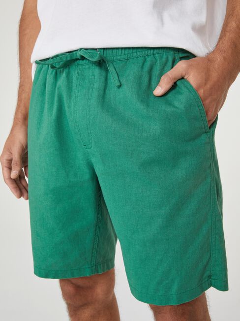 Harris Elastic Waist Short, Green, hi-res