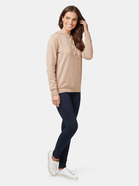 Rylee Hooded Sweat, Brown, hi-res
