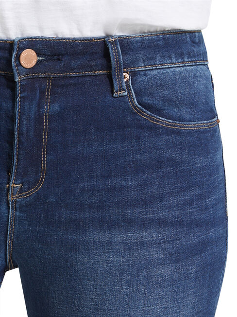 Skinny Jeans Mid Vintage, Mid Indigo, hi-res