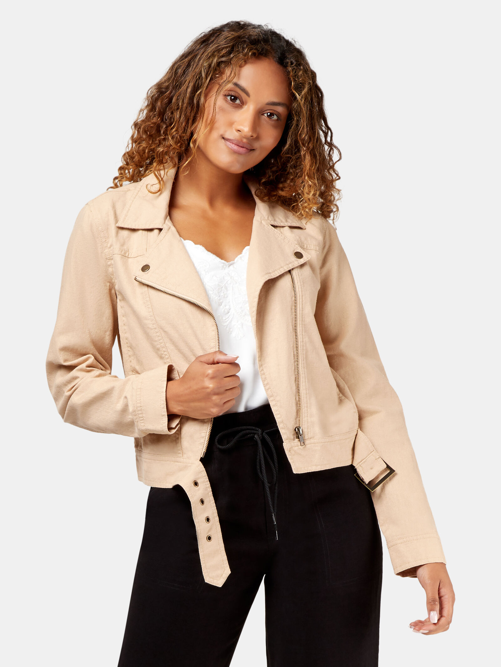 Lara Linen Biker Jeanswest