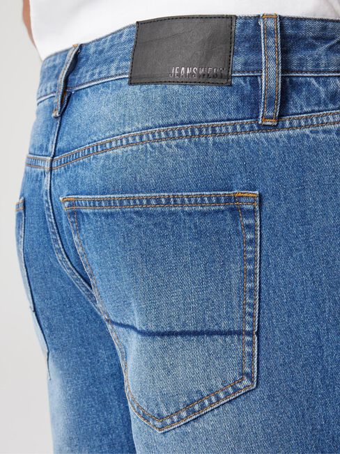 Dustin Denim Short, Blue, hi-res