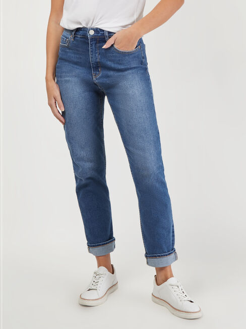 Brooke High Waisted Tapered Jeans