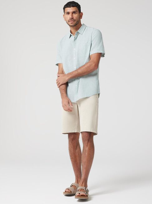 Wolf Textured Short Sleeve Shirt