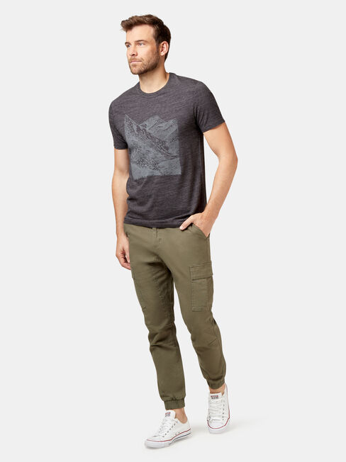 SS Arthur Print Crew Tee, Black, hi-res