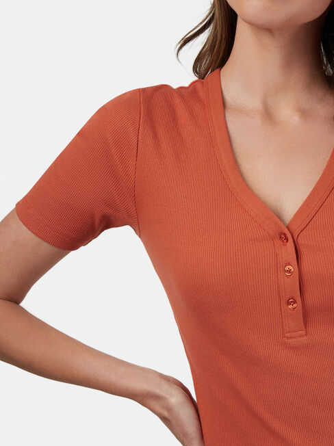 Jessie Henley Tee, Orange, hi-res