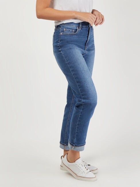 Brooke High Waisted Tapered Jeans, VintageWash, hi-res