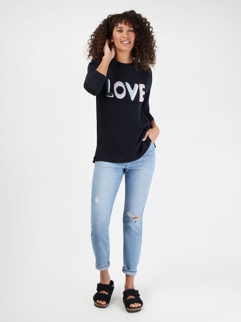Danica Love Knit, Blue, hi-res