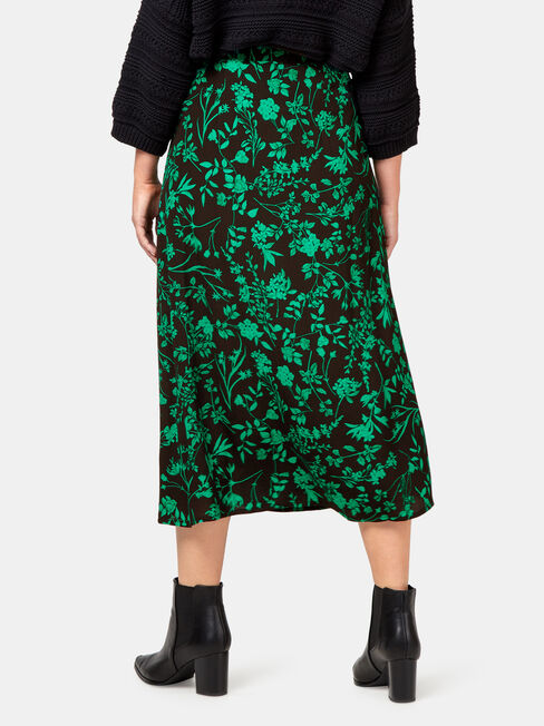 Imogen Midi Skirt, Floral, hi-res