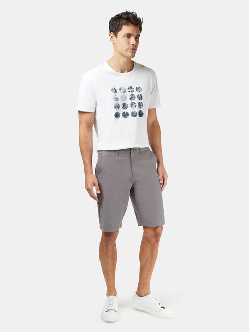 Hayden Textured Chino Short, Grey, hi-res
