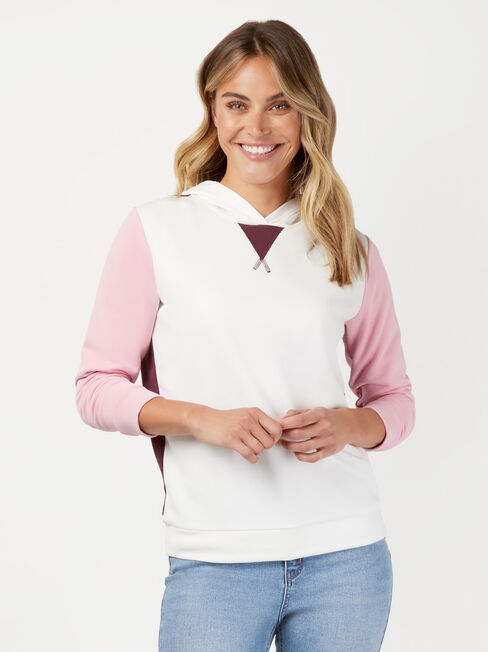 Rylee Hooded Sweatshirt, Multi, hi-res