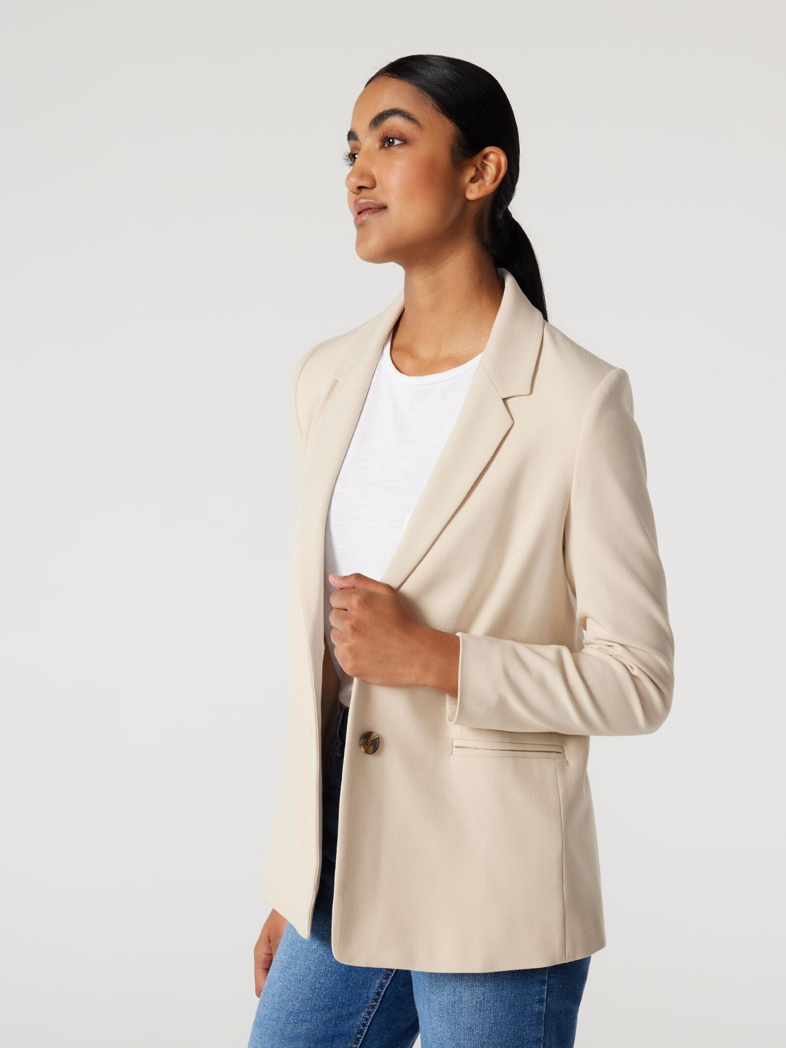 Light tan hotsell blazer