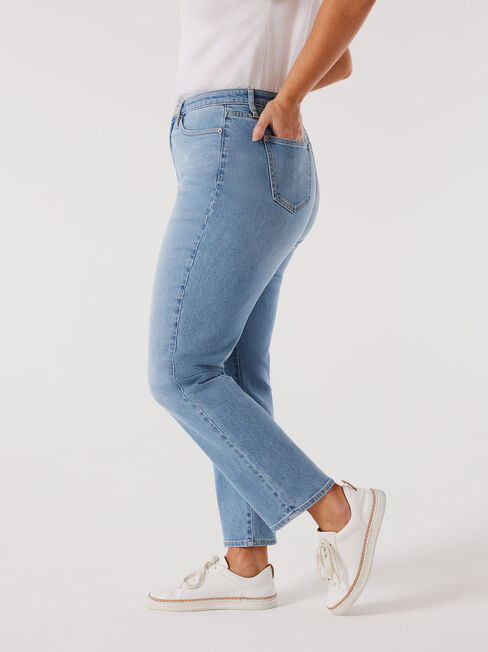 Naomi Curve Embracer Straight Jeans, Light Vintage, hi-res