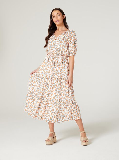 Gracie Dress, Trailing Floral, hi-res