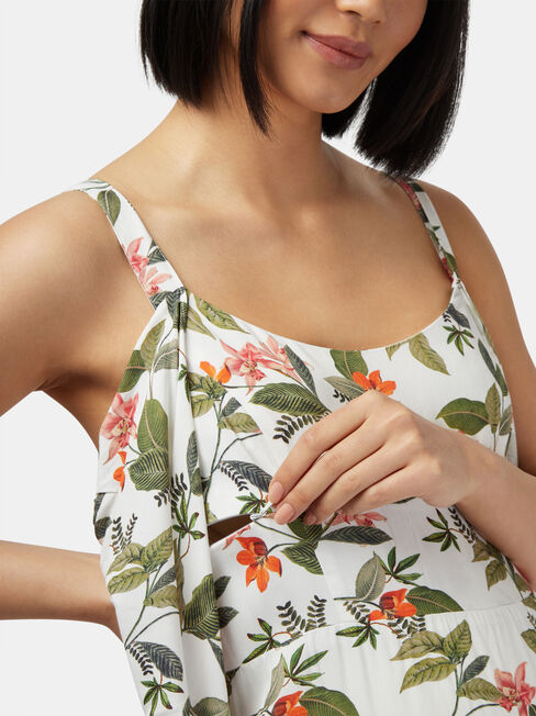 Kiki Tie Front Maternity Dress, Floral, hi-res