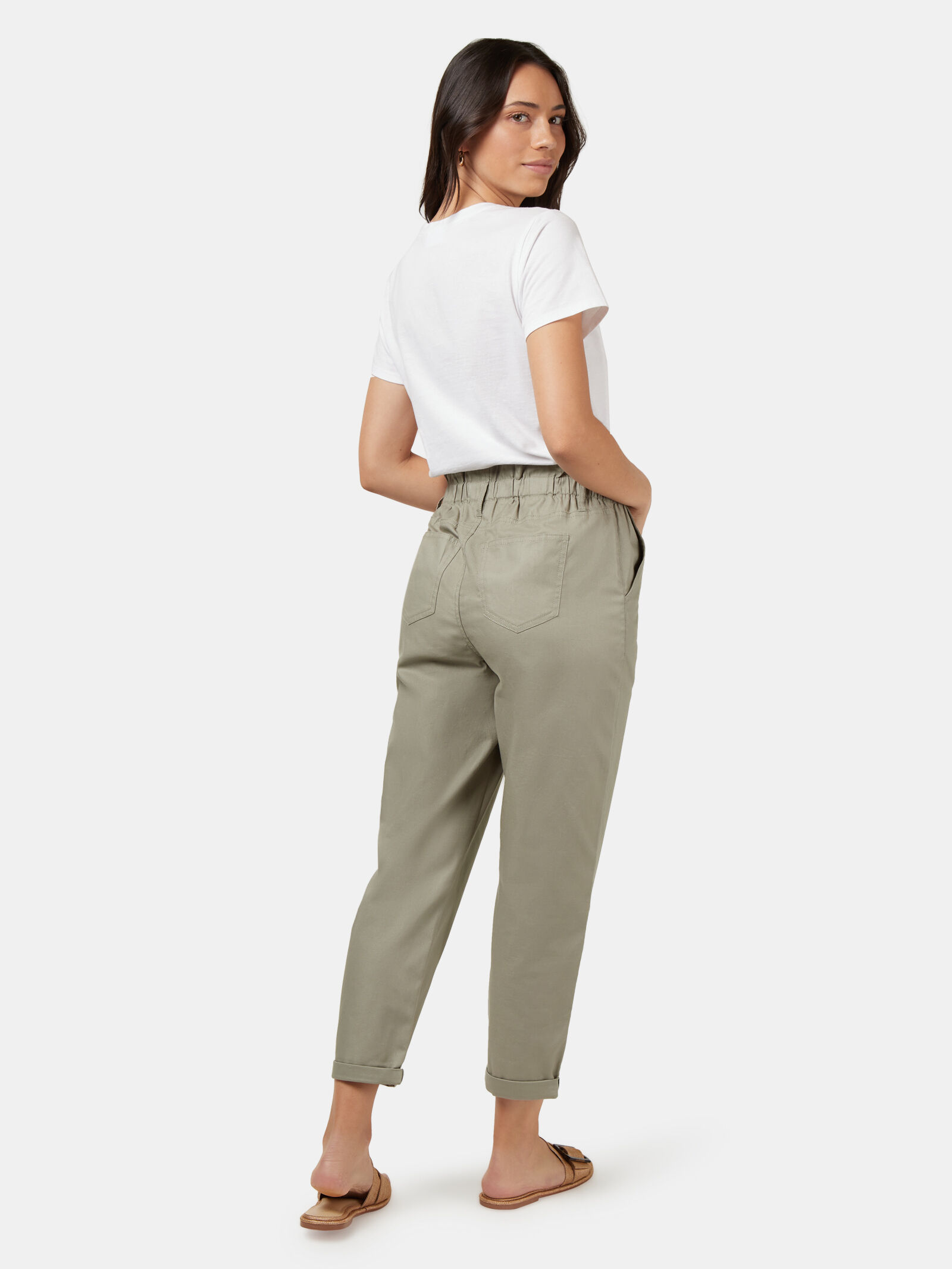 Cotton Paperbag Pant Jeanswest