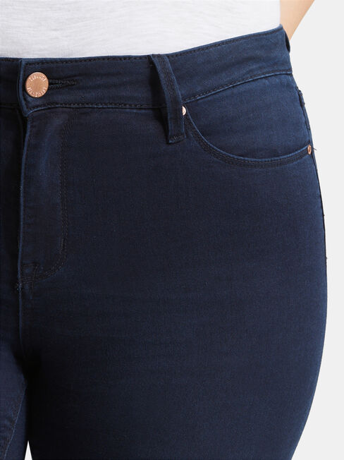 Curve Embracer Skinny Jeans Indigo Ink, Dark Indigo, hi-res