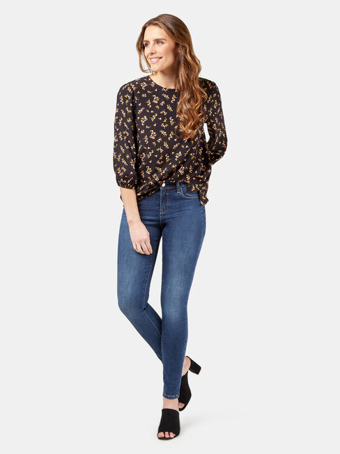Bex Blouse, Black, hi-res