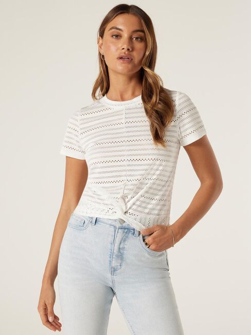 Andi Lacey Top, White, hi-res