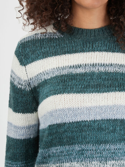 Nala Space Dye Knit, Green, hi-res