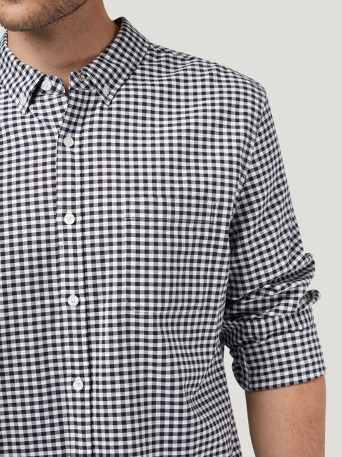 LS Vance Oxford Check Shirt, Blue, hi-res