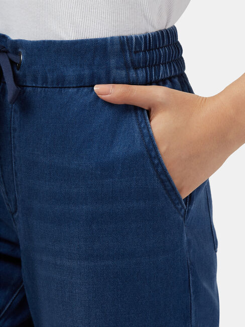Denim Joggers, Vintage Wash, hi-res