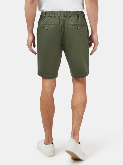 Drew Tie Front Knit Short, Green, hi-res