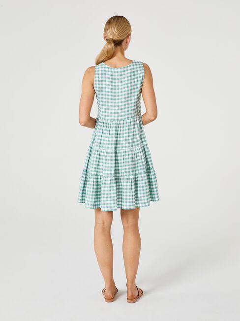 Georgia Dress, Green, hi-res