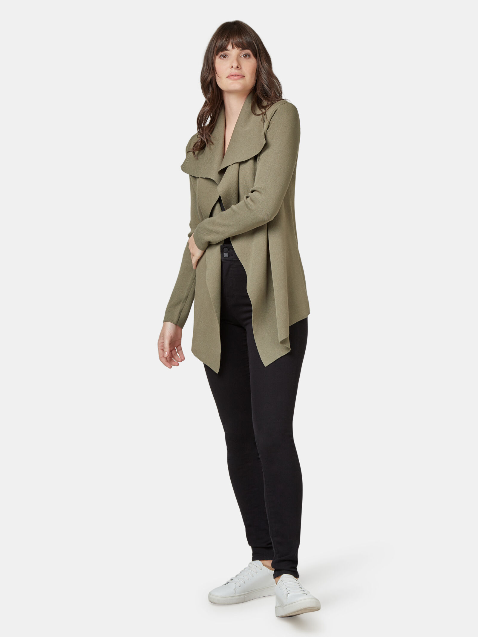 Short waterfall cardigan 2025