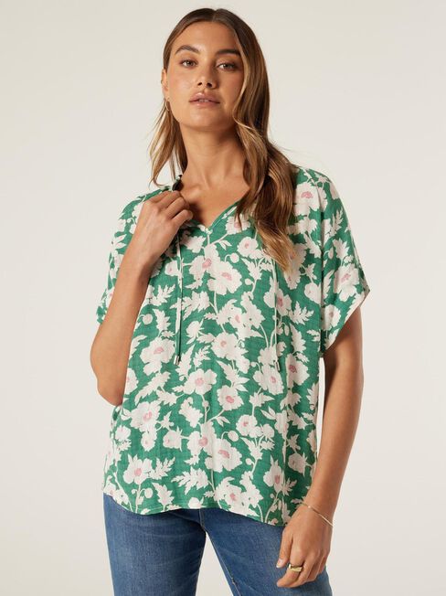 Jemima V-Neck Blouse | Jeanswest