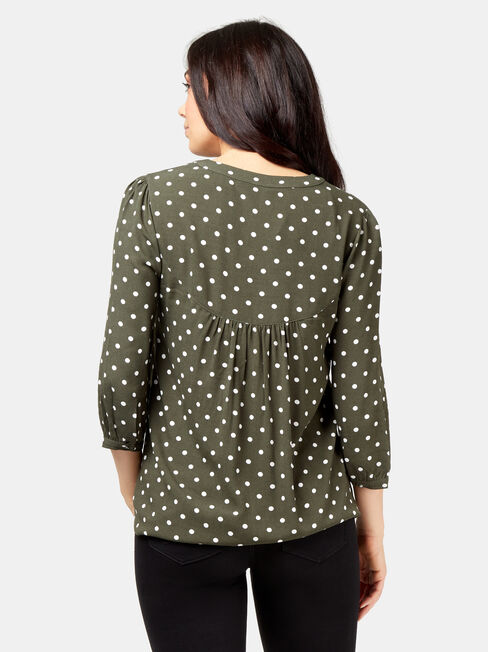 Aria Blouse, Green, hi-res