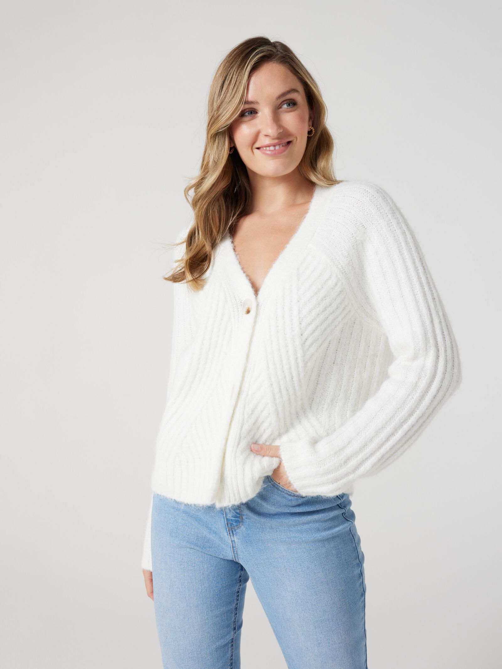 Heather Patterned Cardi Jeanswest